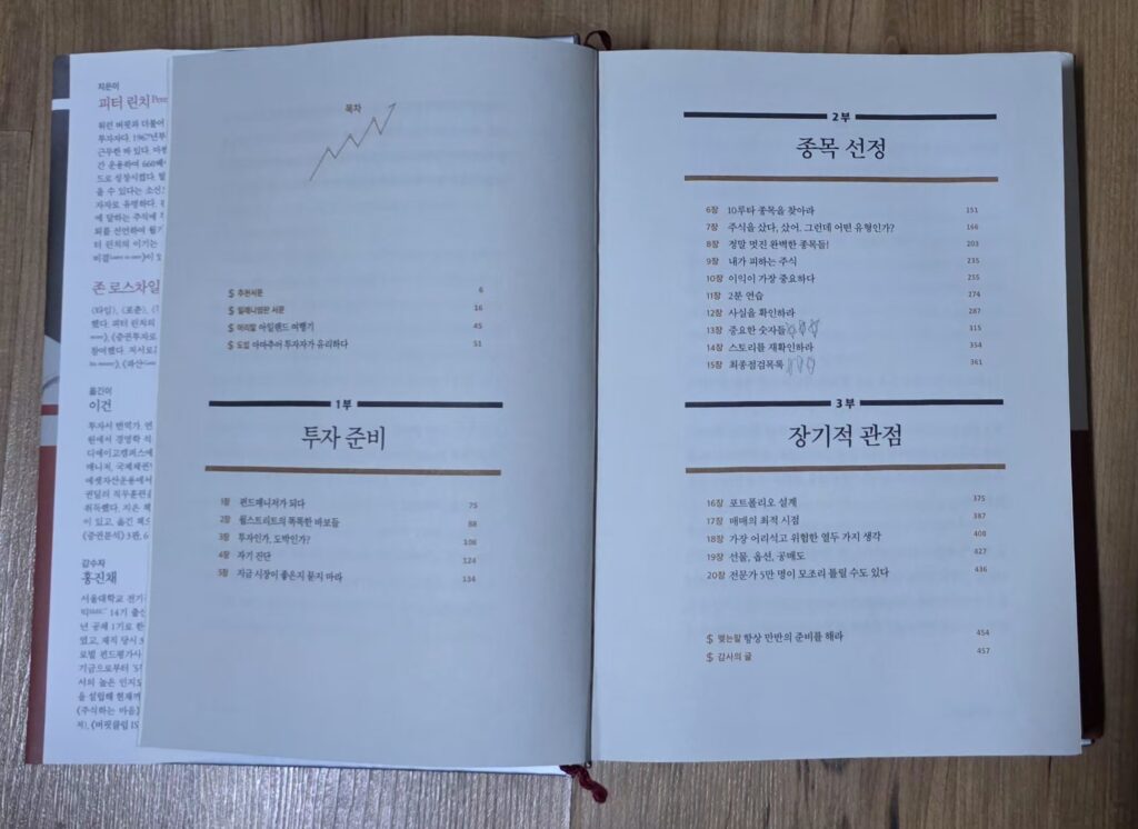 월가의 영웅 목차를 찍은 이미지