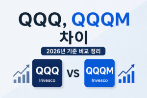 QQQ, QQQM 차이를 2026년 기준으로 비교한 나스닥100 ETF 비교 썸네일