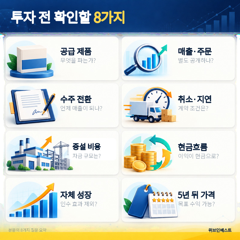 데이터센터 관련주 투자 전 공급 제품과 주문, 수주 전환, 현금흐름, 증설 비용, 매수 가격을 확인하는 8가지 질문